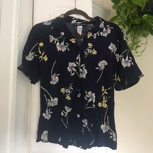 Vintage button down blouse